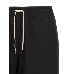 Logo embroidery swim shorts