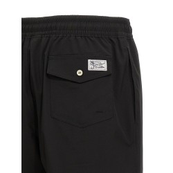 Logo embroidery swim shorts