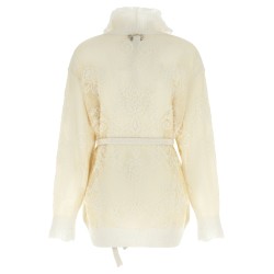 Jacquard yarn sweater
