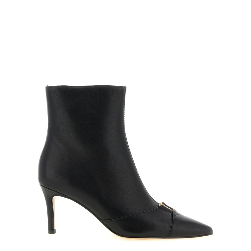 Logo ankle boots