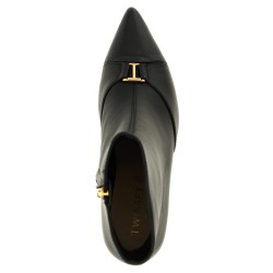 Logo ankle boots