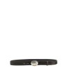 'Texture' leather belt