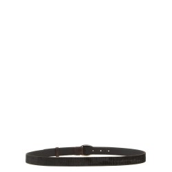 'Texture' leather belt