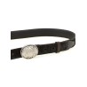 'Texture' leather belt