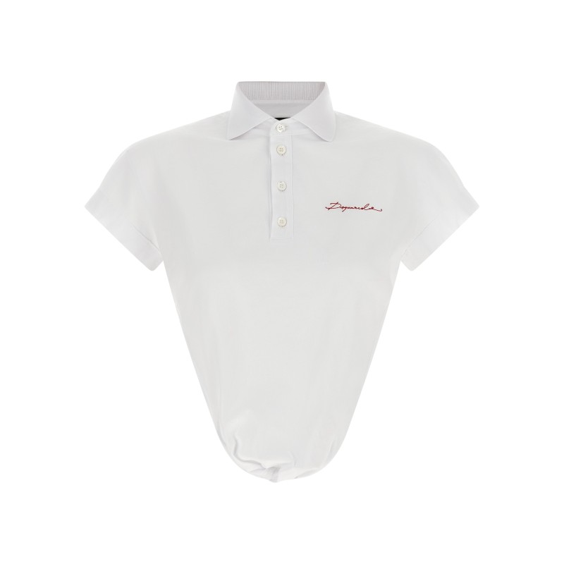 'Deep Cut Just Right Fit' polo shirt