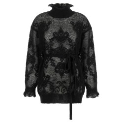 Jacquard yarn sweater