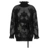 Jacquard yarn sweater