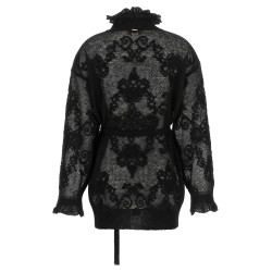 Jacquard yarn sweater