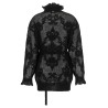 Jacquard yarn sweater