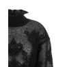Jacquard yarn sweater