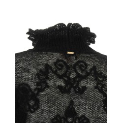 Jacquard yarn sweater