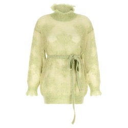 Jacquard yarn sweater