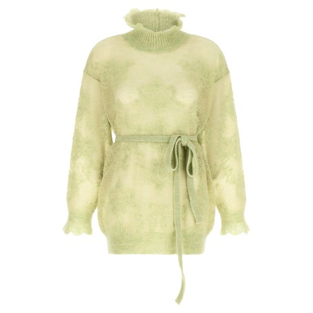Jacquard yarn sweater