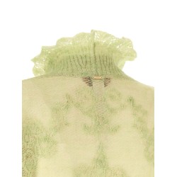 Jacquard yarn sweater