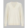 MAGLIA IN CASHMERE CON SCOLLO A V