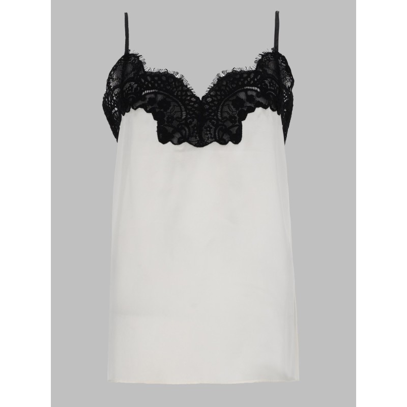 TOP IN SETA E PIZZO