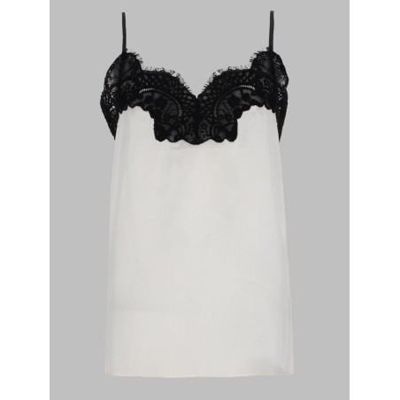 TOP IN SETA E PIZZO