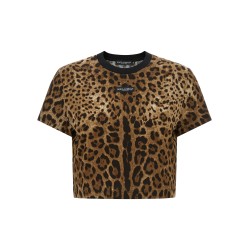 'Leo' cropped T-shirt