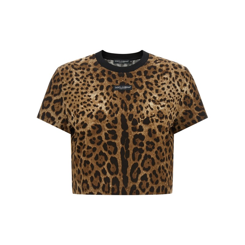 'Leo' cropped T-shirt