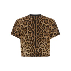 'Leo' cropped T-shirt