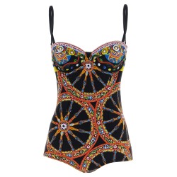 'Carretto' one-piece swimsuit