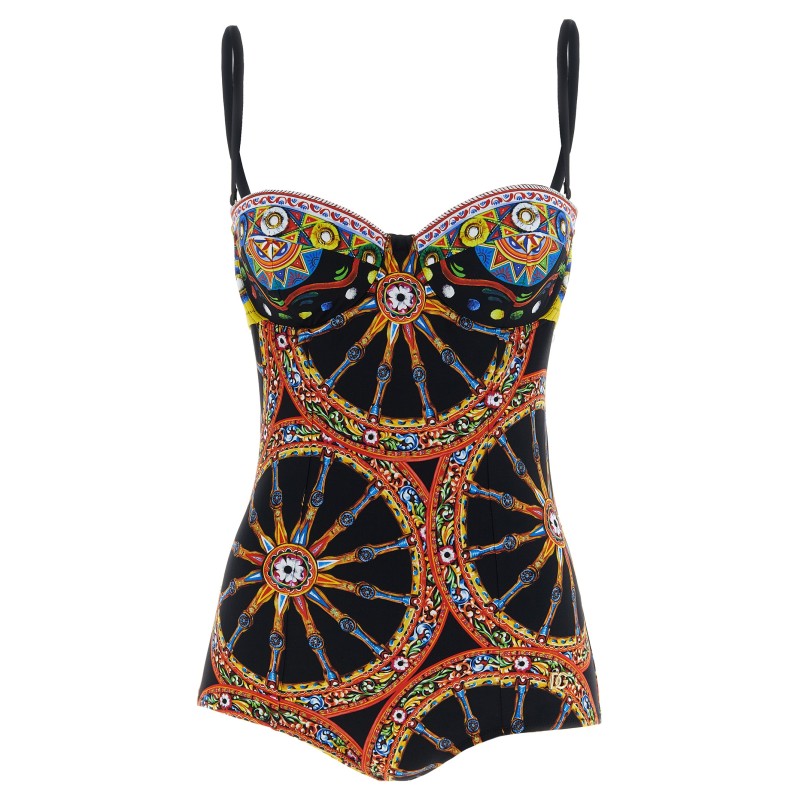 'Carretto' one-piece swimsuit