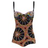 'Carretto' one-piece swimsuit