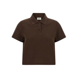 'Cassandre' crop polo shirt