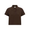 'Cassandre' crop polo shirt