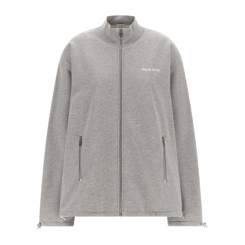 Zipped sweatshirt