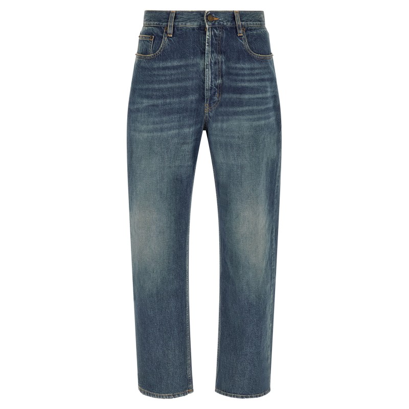 Straight leg jeans