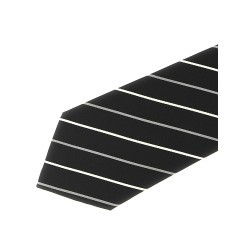 Striped tie