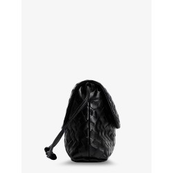 Leather shoulder bag with Intrecciato pattern