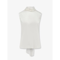 Stretch satin top