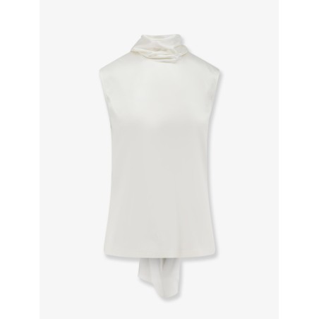 Stretch satin top