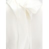Stretch satin top