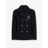 Virgin wool blazer with iconic crest