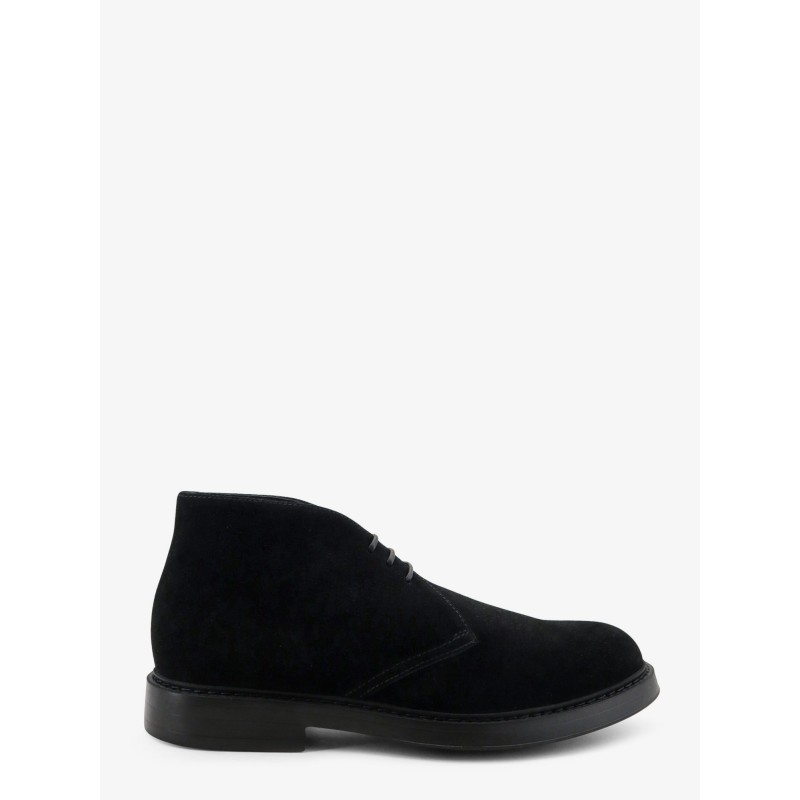 Suede lace-up