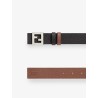 Reversible leather belt