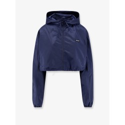 Cropped recycled nylon jacket