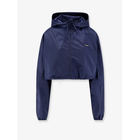 Cropped recycled nylon jacket