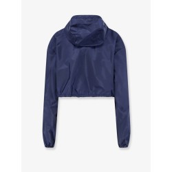 Cropped recycled nylon jacket