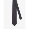 Silk tie with geometric pattern