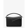 Puzzle Large textured leather handbag