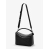 Puzzle Large textured leather handbag