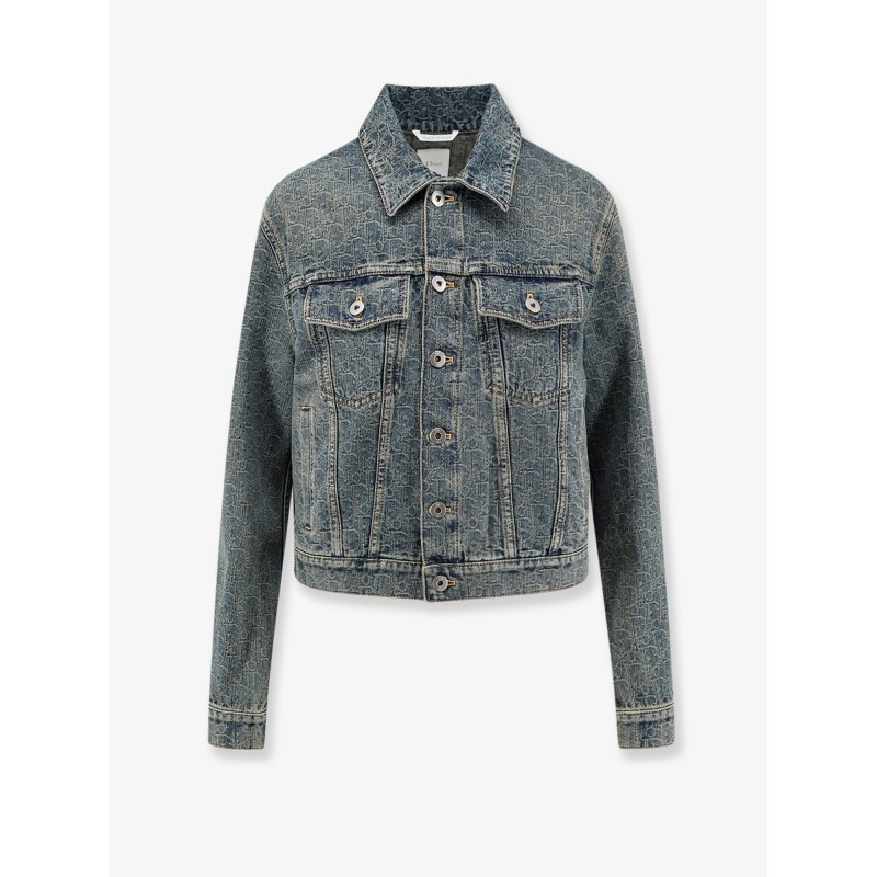 Denim Jacket with Dior Oblique motif