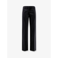 Stretch poplin trousers