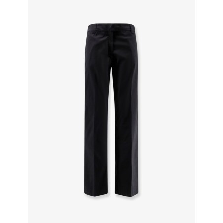 Stretch poplin trousers