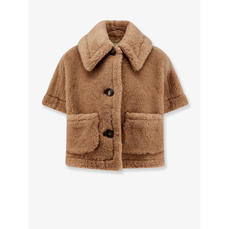 Mxanewterzo2 camel hair and silk coat