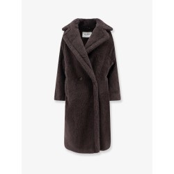 Tedgirl alpaca, virgin wool and silk coat